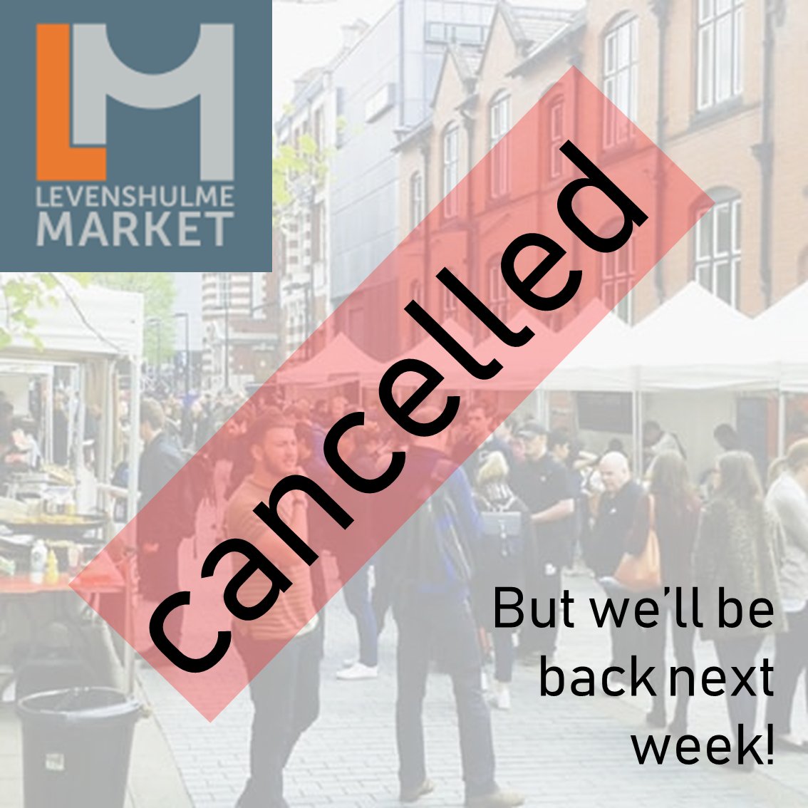 Some bad news for those looking forward to tomorrow's UoM Food Market. Unfortunately, we've had to cancel tomorrow due to the high winds being forecast. Our apologies. However, we will be back next Tuesday.