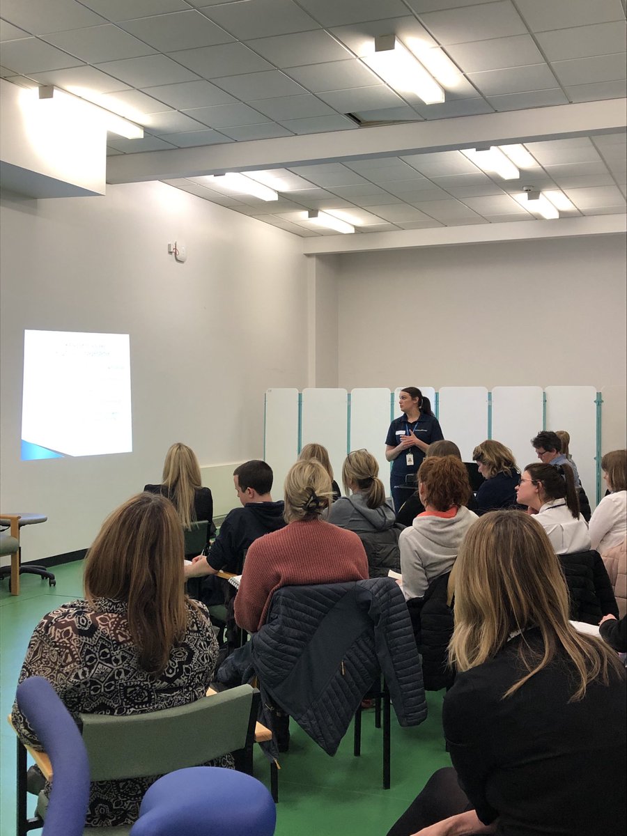 JoLishman's tweet photo. CPD session tonight at Royal Bburn Hosp focused on transition from paeds to adulthood. Great turnout! 👍🏻 #Paeds ⁦@northwestcsp⁩ ⁦@CspHayley⁩ ⁦@SusanSPTS⁩ https://t.co/afVHfJXAQL
