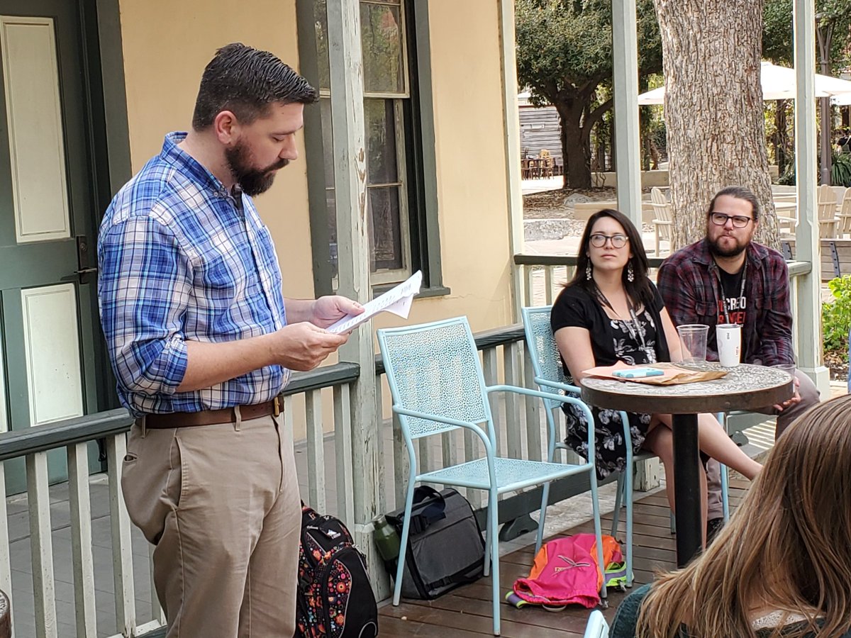 QuarterlyWest's tweet image. We're so thankful to all the people who came out to our #awp20 reading with @WH_Review We hope to see you again next year!