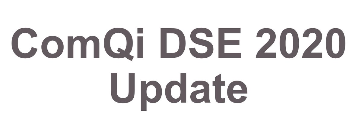 After monitoring the spread of COVID-19, ComQi has decided to withdraw from DSE 2020 scheduled for Las Vegas in April. If you planned on meeting us there, please reach out and we would be happy to reschedule either by phone or in a more private setting. comqi.com/dse-2020/