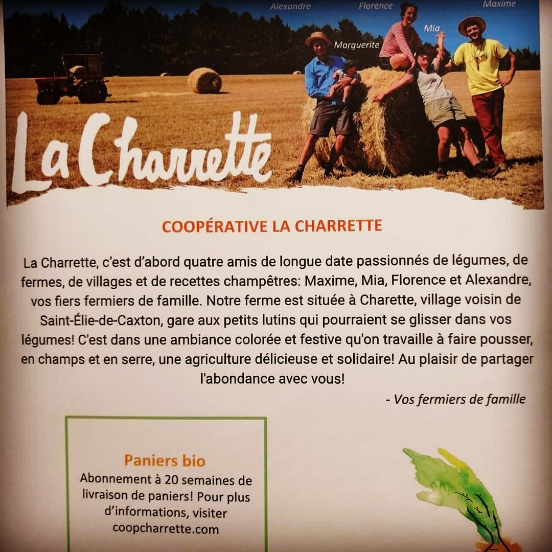 detourbistro's tweet photo. Ça sent le printemps!
Voici un de nos fournisseurs de legumes certifiés biologiques par Québec Vrai.
Vous pouvez vous abonner à leur paniers bio aussi!

.

.

.

#rosemontpetitepatrie #rosepatrie #ruebeaubienest
#detourbistro #arrondissementrosemontpetitepatrie https://t.co/Z2npOyXbSk