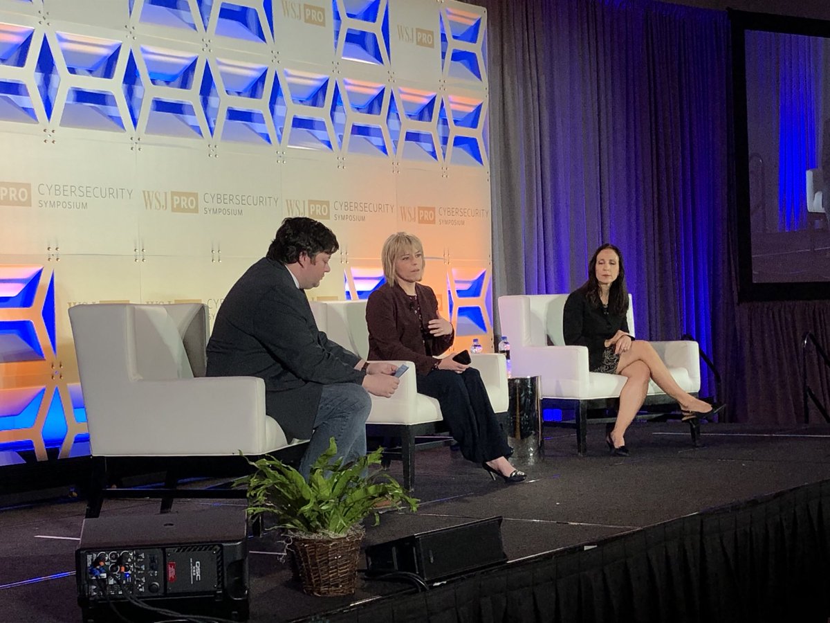 WSJCyber's tweet photo. Elizabeth Johnson of Wyrick Robbins says Americans shouldn’t mistake #GDPR ‘s principle of collecting only necessary data as fluff. It’s law. #WSJCyber https://t.co/lhCyhR4uiU