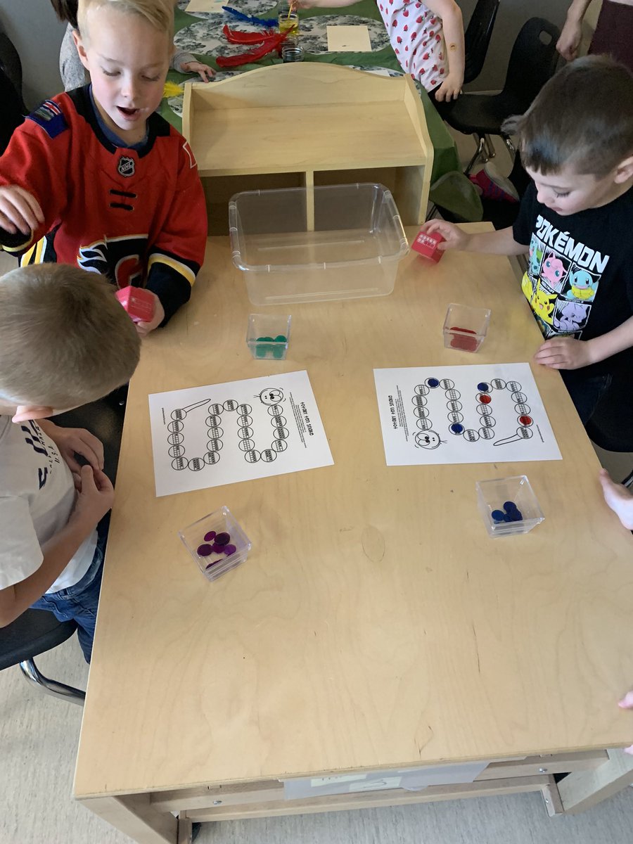 ABKinder2019's tweet photo. It’s a new centers day! We are refining fine and gross motor skills, sorting, numeral writing, subitizing, dramatic play, and problem solving! 🖌🎨🔎🧮🗣✨ https://t.co/SzPbzMAu6O
