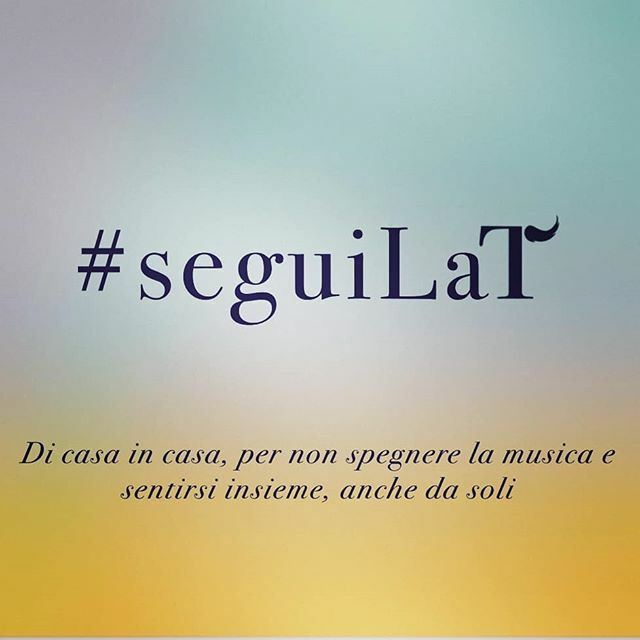 Fil_Toscanini's tweet photo. #seguiLaT 
Di casa in casa, per non spegnere la musica, e sentirsi insieme, anche da soli 🎶🔥 In queste ore, ciascuno a casa propria, ciascuno con i propri pensieri e la propria musica… 
Ti chiediamo di raccontarci: qual è la Musica che ti accompagna?… https://t.co/HgZ8kLpThh https://t.co/D1RwUYPdZk