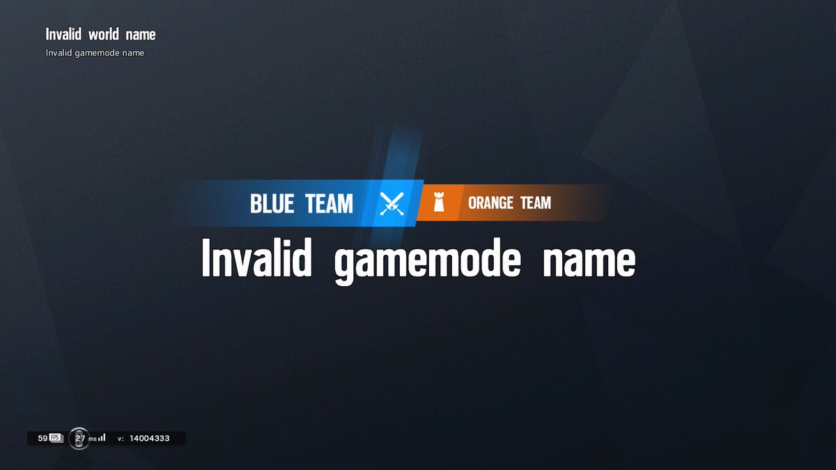 RealBenGarrett1's tweet photo. @Rainbow6Game Terrorist Hunt keeps bugging out and showing the map loading screen during pick and during the final kill + mvp screen. T.Hunt also shows the previous map’s loading screen in those situations (after game one) and on the main menu leaves this text (image attached). https://t.co/fGjkX2XUD2