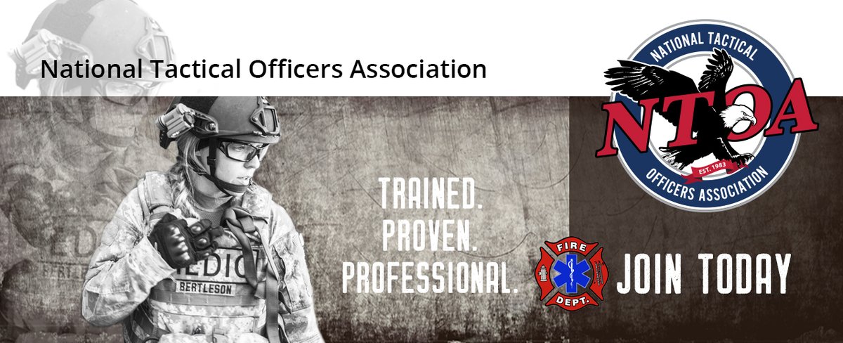 NTOAHQ's tweet photo. FIRE - EMS - TEMS - You Are Now Eligible for NTOA Membership!

The National Tactical Officers Association recognizes that all First Responders must work together during critical incidents to ensure a safe and secure outcome.

Learn more and join today... https://t.co/Mliy2q1wKl https://t.co/MWxbK1jKdg