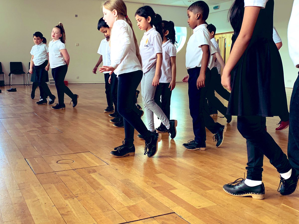 InHarmonyNE's tweet photo. We’ve also been learning clog dancing today, these children have concentrated so hard and learnt so much in one day! 🎶 https://t.co/kBfnKUEvL5