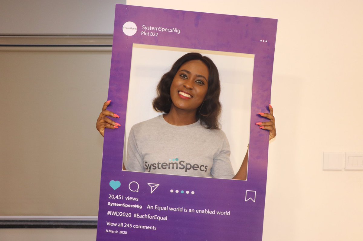 It’s all about celebrating our #SpecsWomen .
.
#IWD2020 #InternationalWomensDay
#EachforEqual
