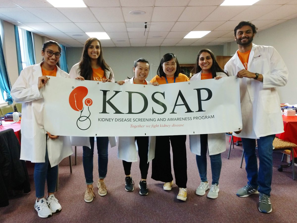 Welcome to our newest #KDSAP chapter at The University of Alabama at Birmingham! Huge thanks to the dedicated students and faculty, and to East Lake United Methodist Church for hosting the first #kidney #screening on 3/7. kdsap.org #Serve #KidneyDisease #Prevention