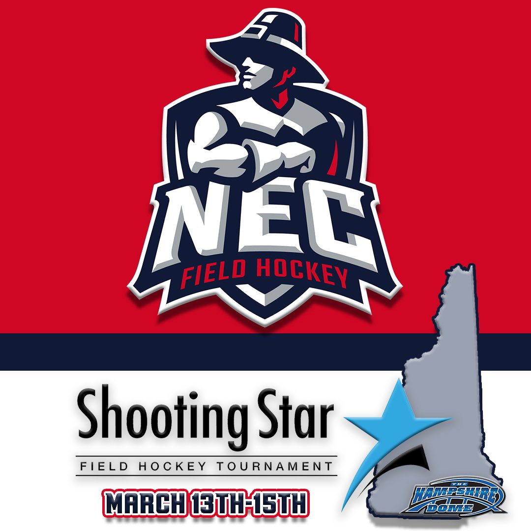 NEC_FH's tweet photo. Going to be competing in the Shooting Star Indoor Invitational this weekend? We would love to watch you play! Send us an email to csweeney@nec.edu and let us know you’ll be there! #shootingstafh #collegeconnection #indoorfieldhockey #futuregrims #gogrims #pilgrimpride #necfh https://t.co/xx7Ygzu2er