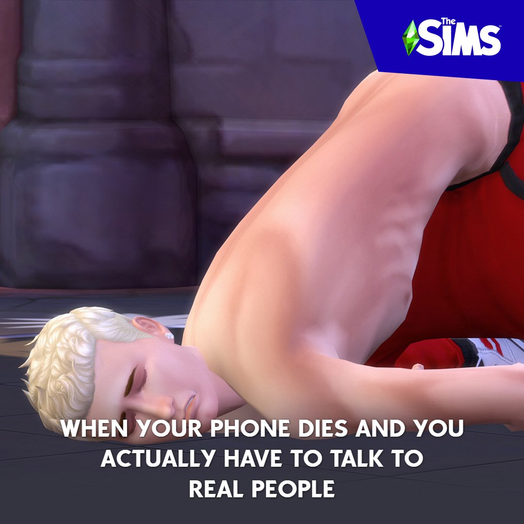 every introvert ever
#PlayWithLife #TheSims4Giveaway