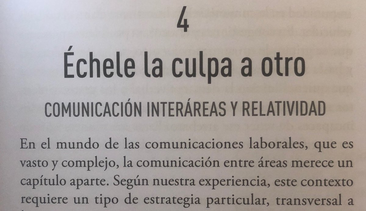 ComIntPractica's tweet photo. Toda la Comunicación entre las Áreas de una empresa, resumida en un solo título.

Libro: CI Integrada
"Échele la culpa a otro"

#ComunicaciónInterna https://t.co/lh9Cj2DvN6