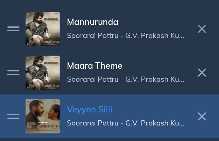 KSF_Offl's tweet image. A big THANKS to @gvprakash Bro. for this wonderful album 😘 #SooraraiPottru , Hope There is lot more in store 🤗

◆ #MaaraTheme youtu.be/tXE1ipZKsGI

◆ #VeyyonSilli youtu.be/0f_ho4Wem0w

◆ #Mannurunda youtu.be/KDlkS6l2ZTU

@Suriya_offl @rajsekarpandian @2D_ENTPVTLTD