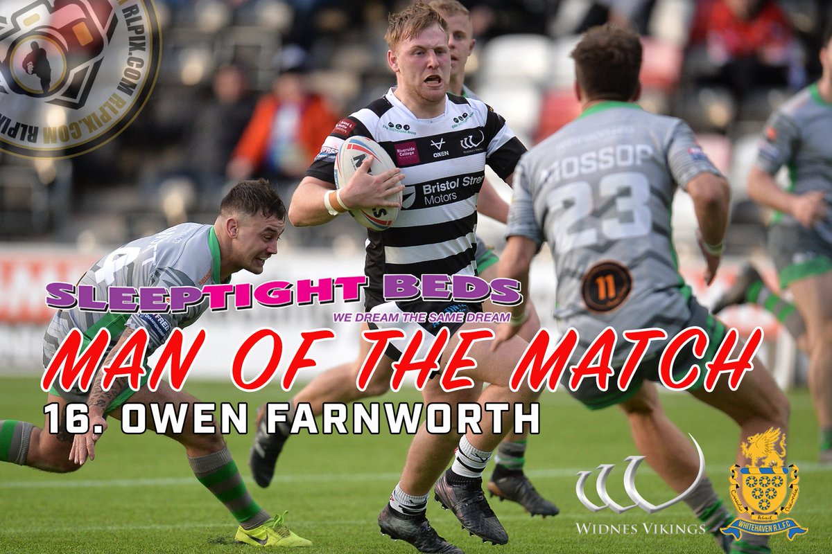 WidnesRL's tweet photo. 🏆 You have crowned @owen_farnworth_ as this week’s @Sleeptight_Beds Man of the Match!
If you voted for Owen, you could be in with a chance of winning with our Prize Draw.
#STBManOfTheMatch
#AClubLikeNoOther🖤 https://t.co/klhmvYSthc