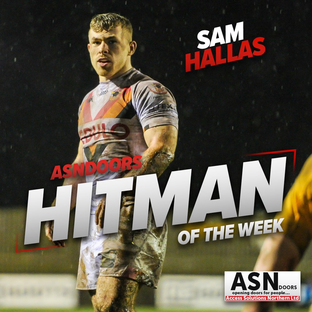 OfficialBullsRL's tweet photo. 👊 | NOT for the first time and certainly won't be the last...

💪 | ANOTHER day of @SamHallas doing Sam Hallas things - including THAT hit!

👏 | Congratulations, Sam - you are the @ASNDoors Hitman of the Week!

#TheBullsAreComing https://t.co/WJC3TP0wtn