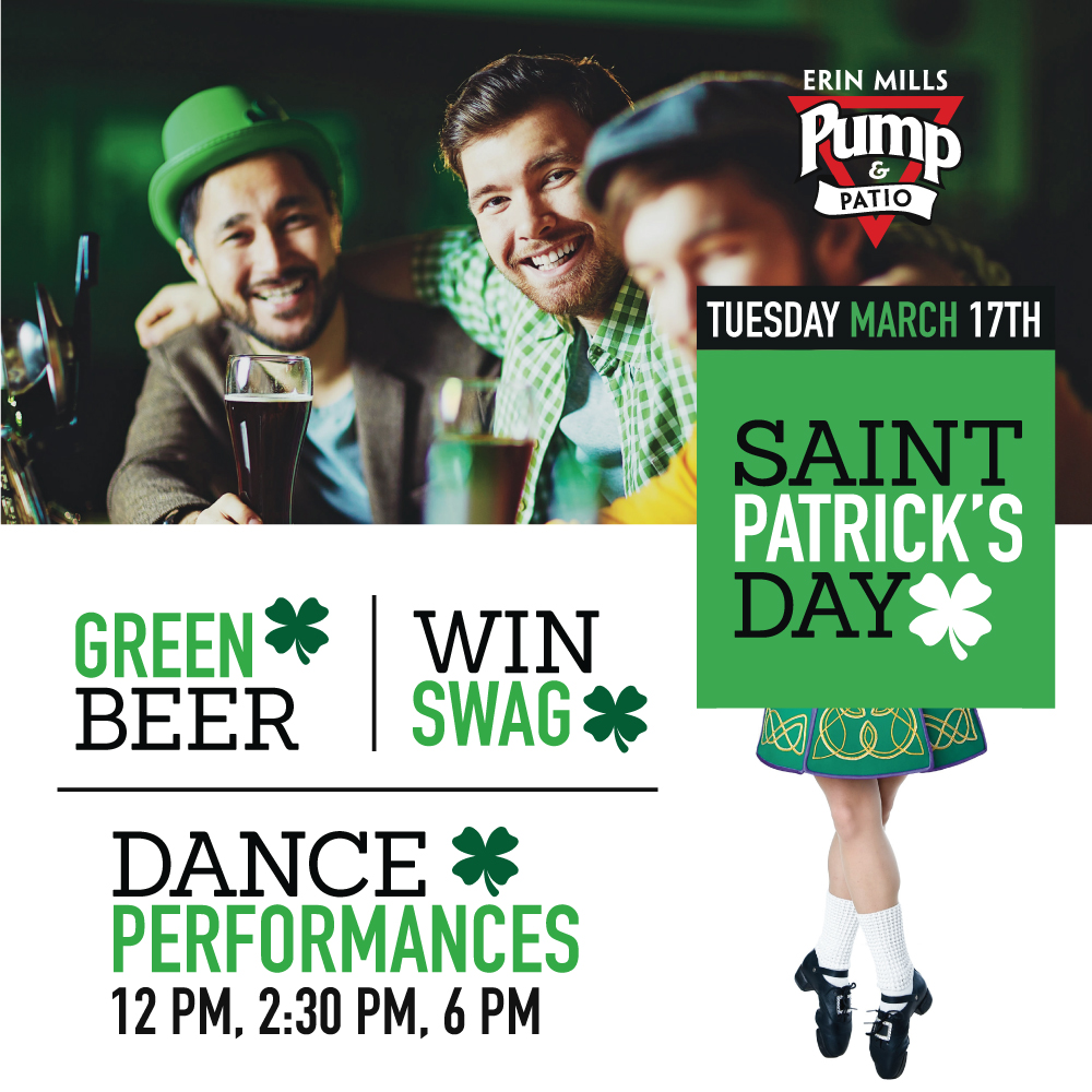 We’ve invited the Goggin Carolle dancers back again for St.Patricks day. Come to see them perform at 12:00 PM, 2:30 PM &amp; 6:00 PM.  We’ll be serving up Irish food features and green beer all day long. Make you’re reservation to secure your St. Patrick’s Day fun!