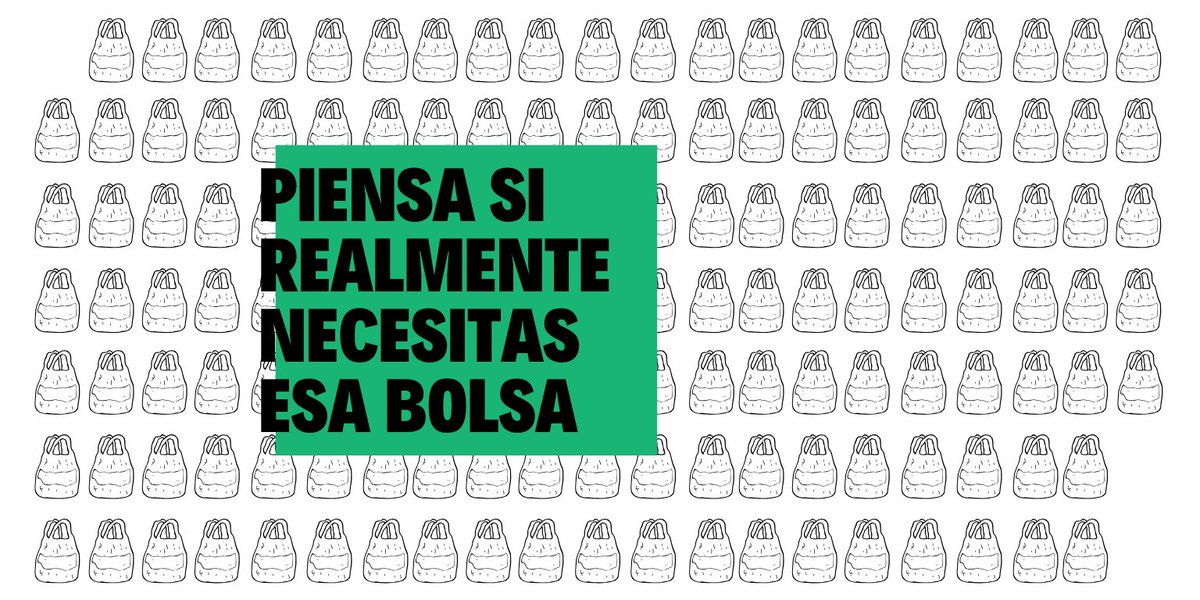 mitecogob's tweet photo. En 2021 diremos adiós 👋 a las bolsas de plástico ligeras y muy ligeras (salvo las compostables)

🛍️ En 🇪🇸 se tiran 144 bolsas de plástico por persona al año

⏱️ Su vida útil es de unos 12 minutos

♻️ Tardan entre 150 y 500 años en degradarse https://t.co/carYegeT3G