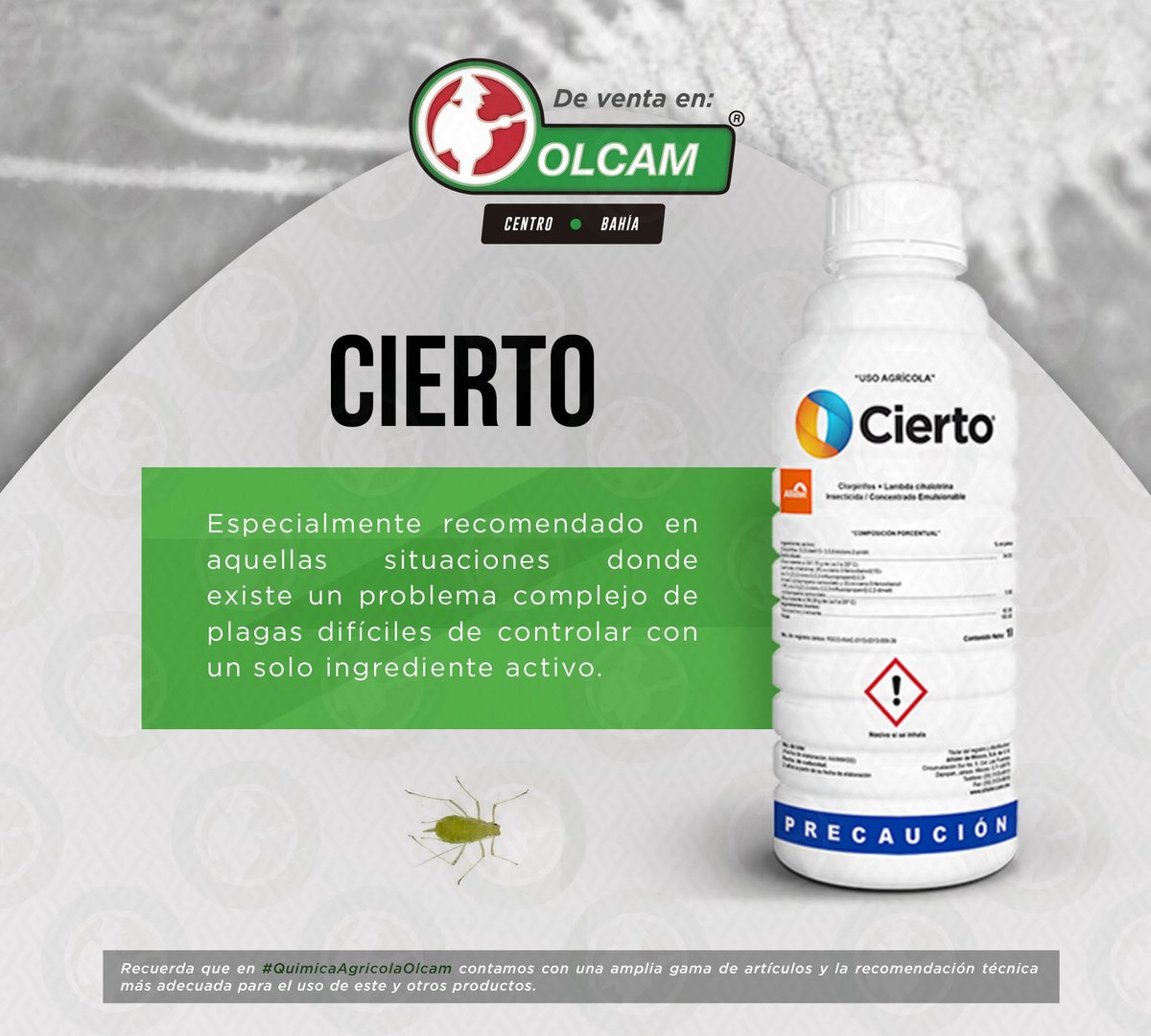 OlcamMX's tweet photo. #Cierto, la combinación ideal con modo de acción múltiple, por contacto, ingestión e inhalación para el control de plagas en jardinería y en cultivos agrícolas. 
#QuimicaAgricolaOlcam #Olcam #Acapulco #9M2020
#NiUnaMas #UnDiaSinNosotras
#MarchaFeminista https://t.co/jAzD3q0ViS