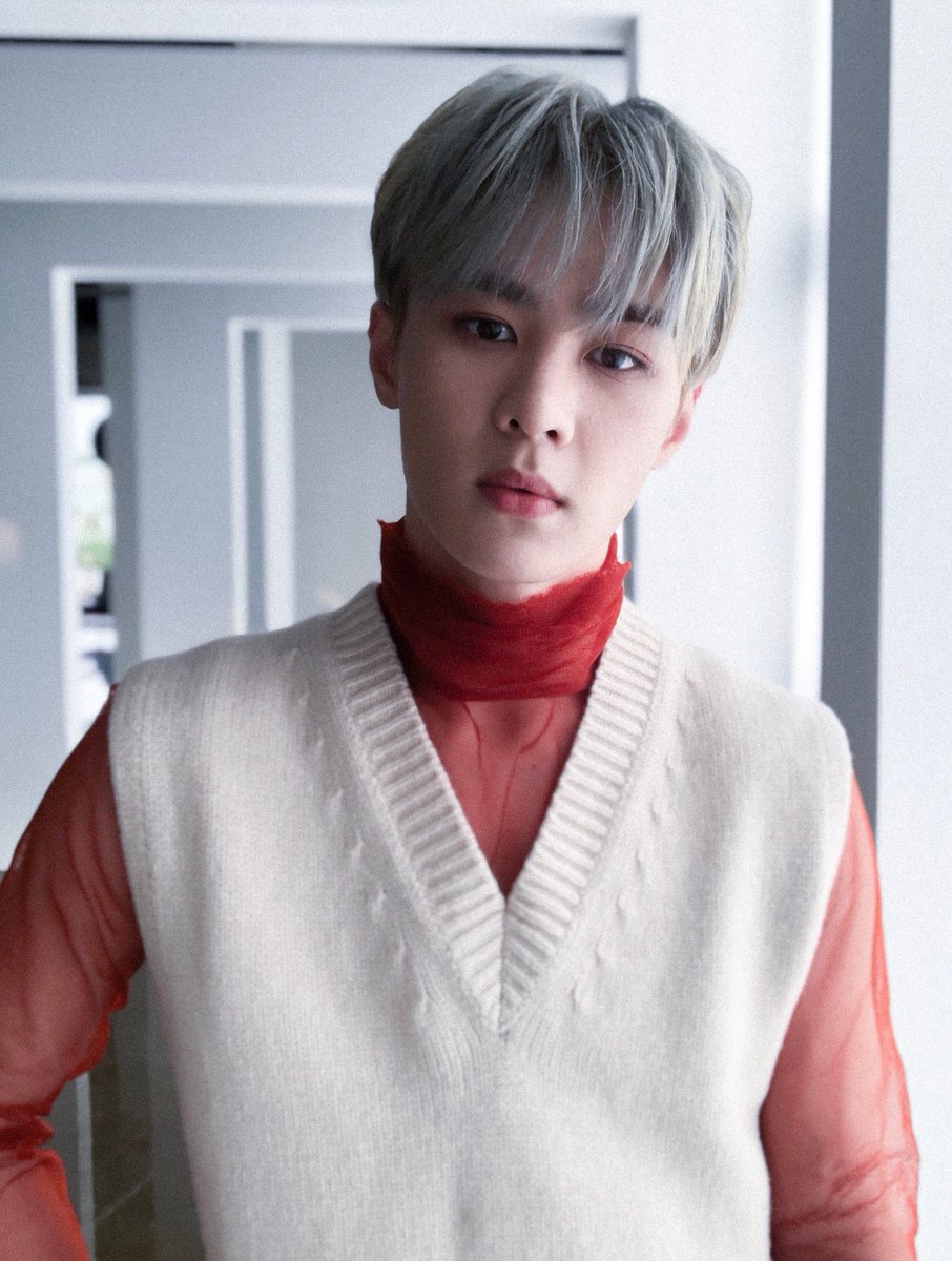 Kun with silver grey hair hits with the force of a snowstorm.