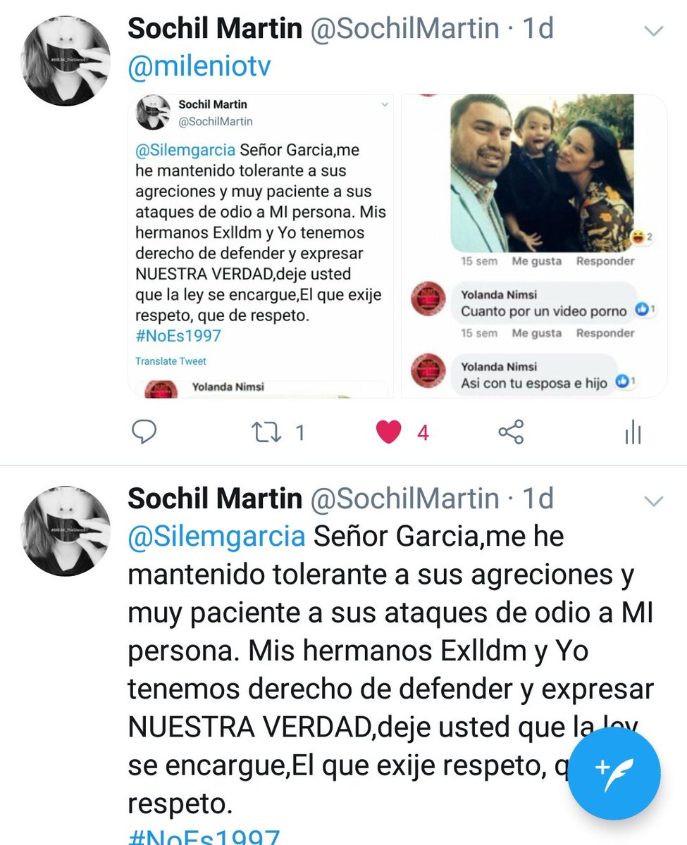 SochilMartin's tweet photo. @JuanCooperTV Espero que tambien el Señor Garcia practique lo que predica. El que nada debe nada teme, que dejen las autoridades hagan su trabajo. #BREAK_TheSilenceExlldm https://t.co/BvMADzyQsK