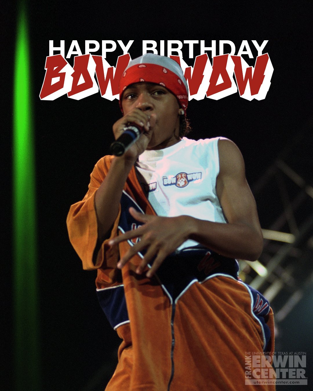 Happy birthday Bow Wow (  Photo taken at the Scream II Tour in August \02. 