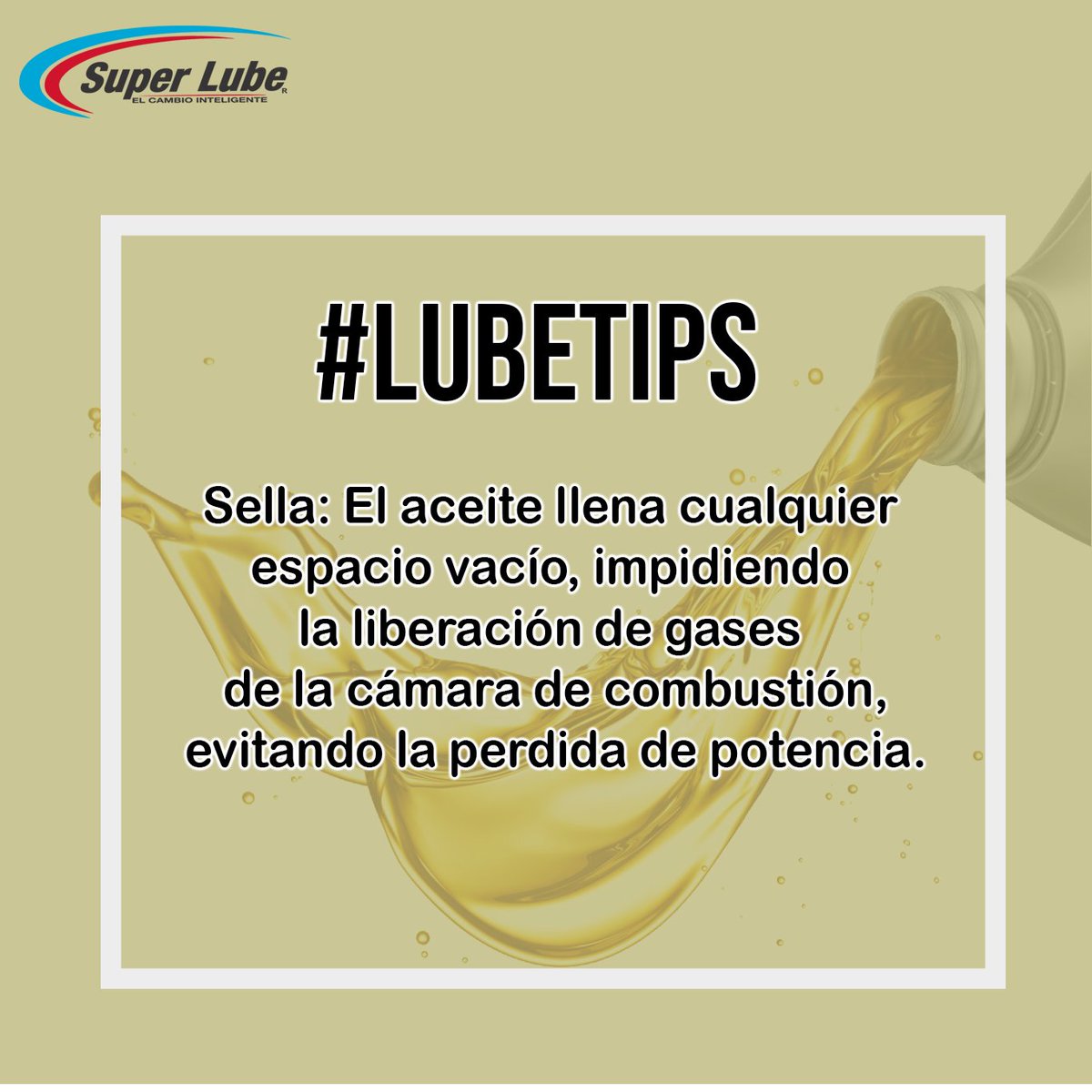 1SuperLube's tweet image. #LUBETIPS
🔷El Aceite para carro:
Sella llena cualquier espacio vacío, impidiendo la liberación de gases de la cámara de combustión, evitando la perdida de potencia.
#SUPERLUBE #HEAVYDUTY #OILPLUS