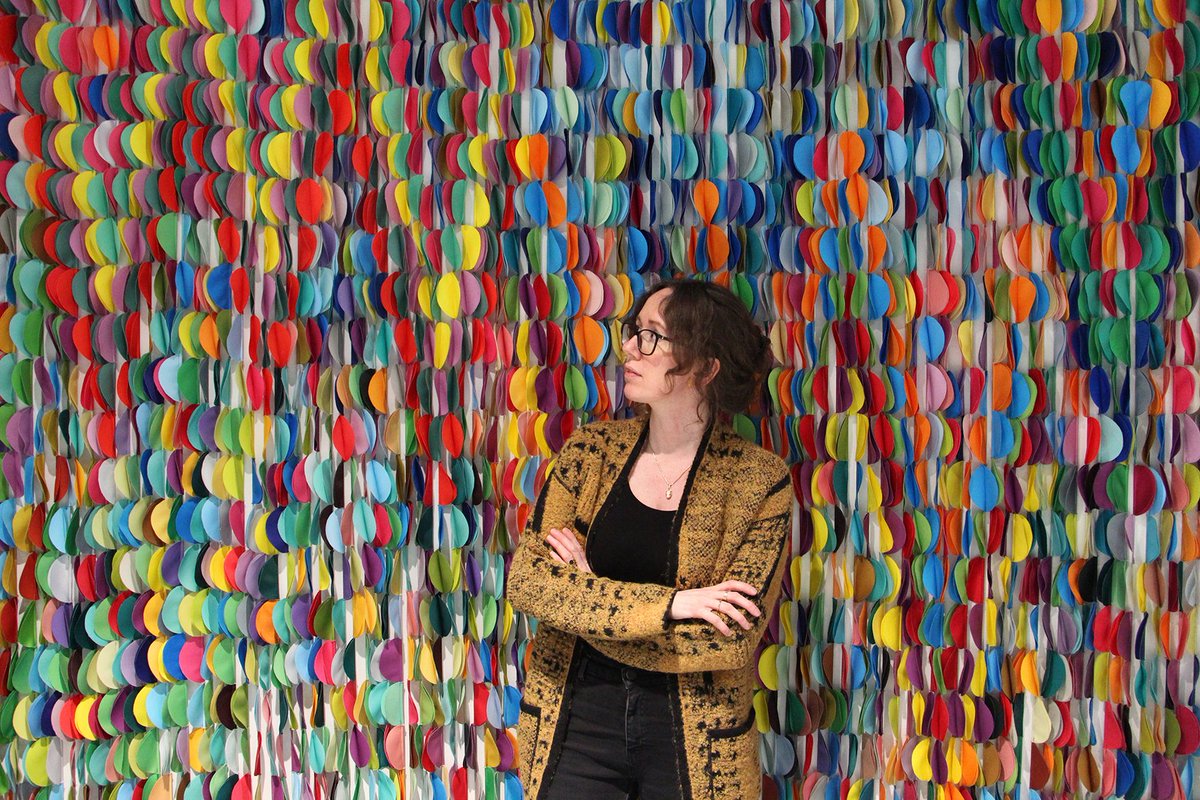 annarayart's tweet image. ‘Loom&apos; by Anna Ray, 2020. Commission for Facebook London Offices.

#fbairprogram @fbairprogram