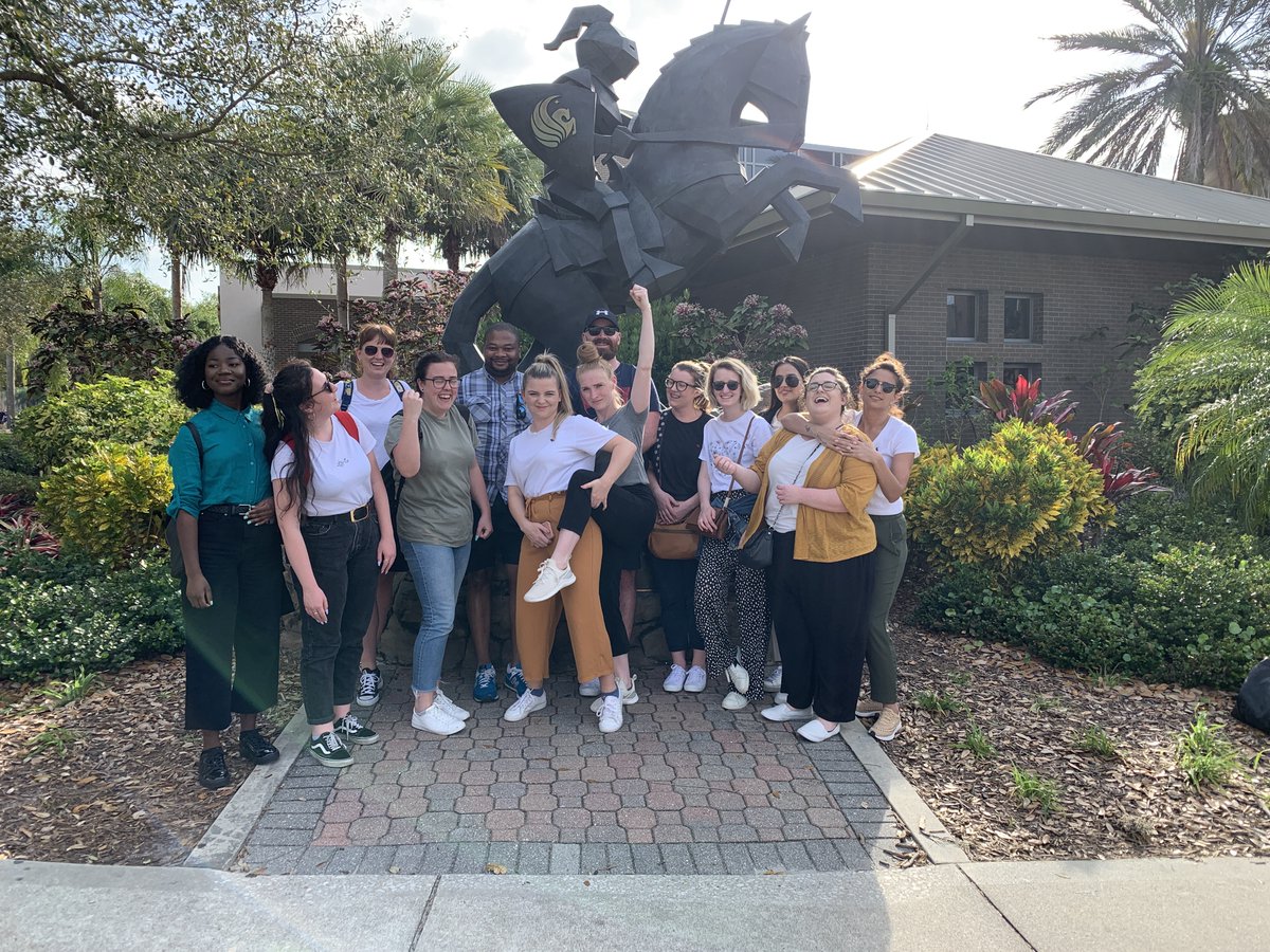 MHNursing_CU's tweet image. An action packed day, starting at the Orange County Jail (pics to follow!), and then a trip to meet with friends @UCF. Great to meet with @snaucforlando again, such kind hosts, as usual! #creativetshirts #ucfPegasus #FloridaFieldTrip #lovetheHazelnutcoffee