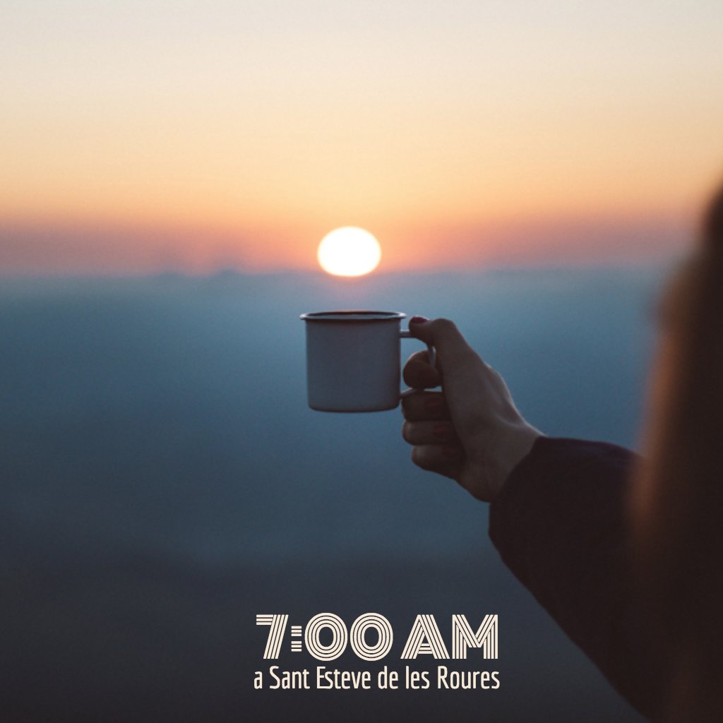 Bon dissabte rourencs. Són les set!