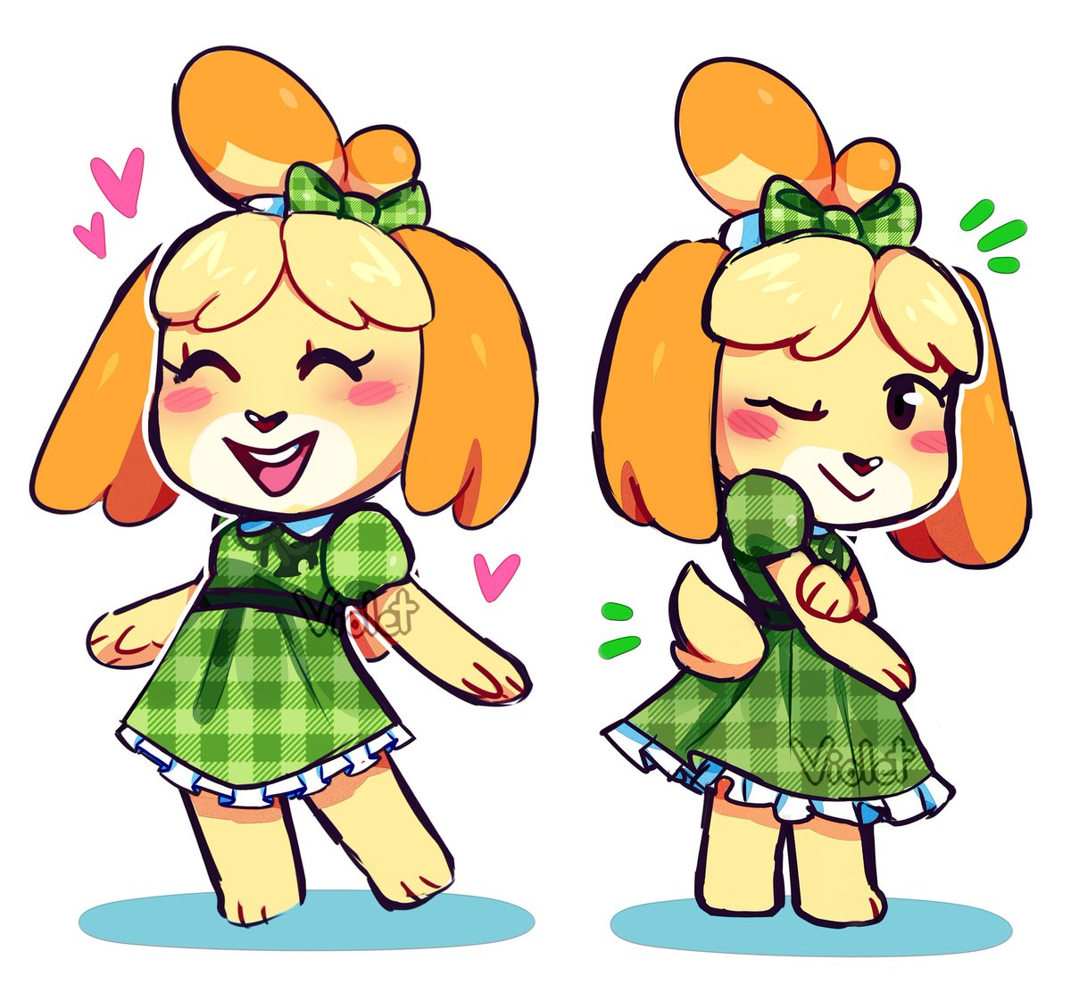 Isabelle in my fav outfit of hers!!  #AnimalCrossing #Isabelle
