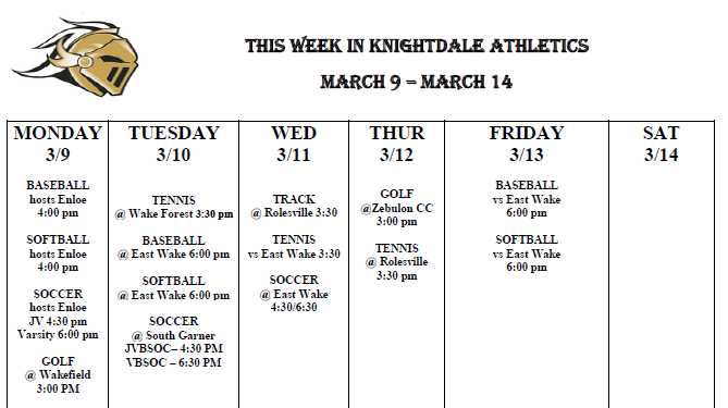This week in KHSCD Sports