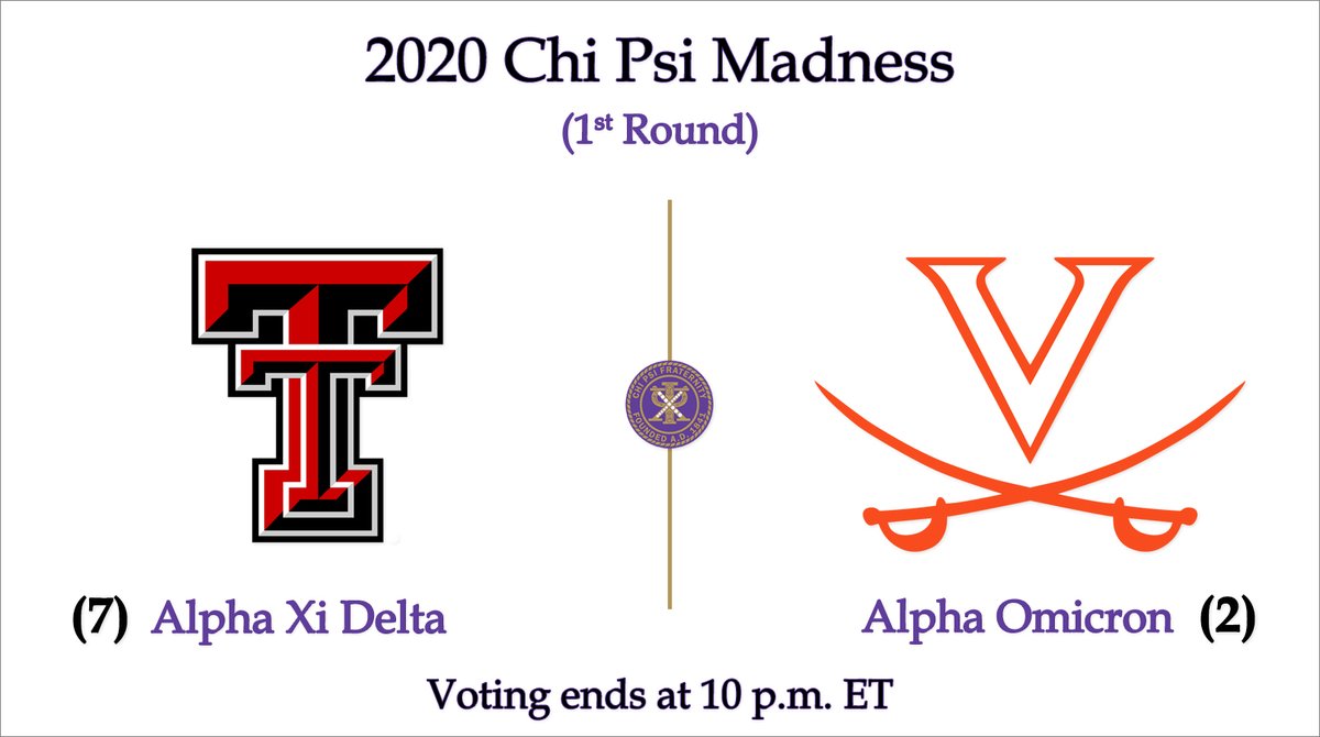 RETWEET for Alpha Xi Delta (Texas Tech)
LIKE for Alpha Omicron (Virginia)