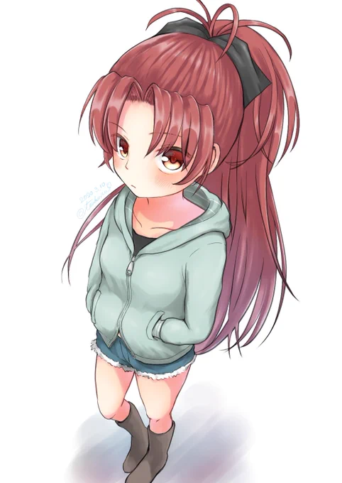 #マギレコ #マギアレコード
昨日線画まで描いた杏子ちゃん塗ってみた!
何か物足りないので、もう少し描き足して本に載せよう☺ 
