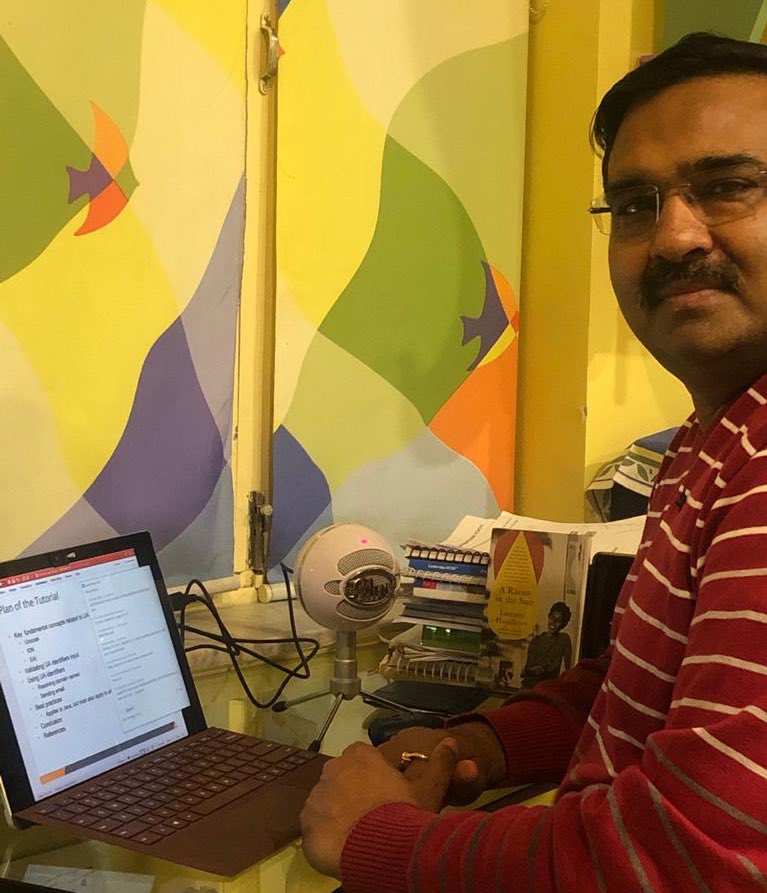 ajaydata's tweet photo. Chairing my first #icann67 remote session of @UASGTech for #techWG and #eaiWG with almost 100 participants. Great work done @ICANN #kudos https://t.co/NYH05wK5Pe
