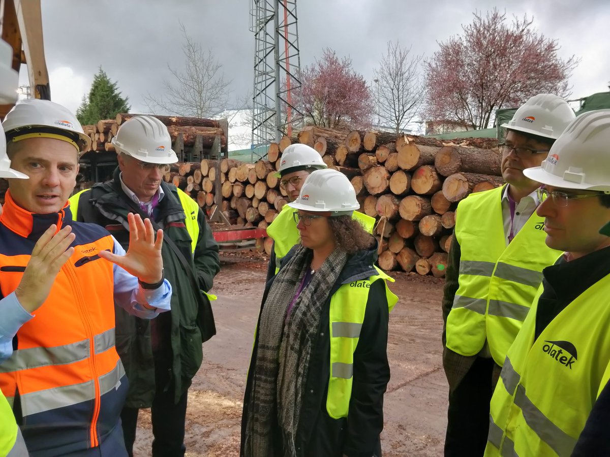 efimedfacility's tweet photo. #NowVisiting @egoin_sa wood construction company with a tour from CEO Unai Agirre describing how wood can replace steel and cement in building construction for a #sustainable #bioeconomy #Bioregions @europeanforest https://t.co/Ol0v29C9YQ