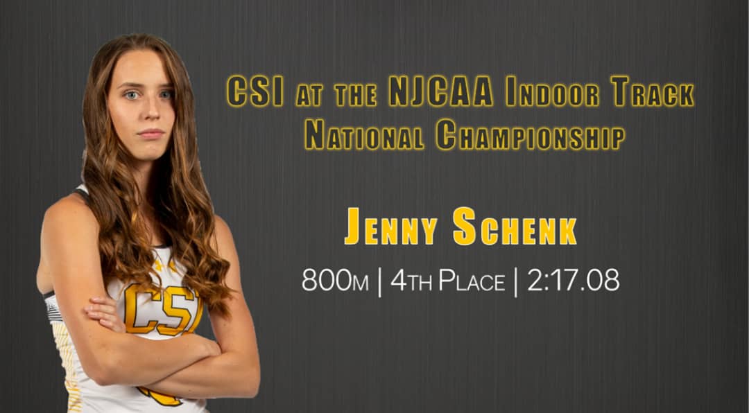 CSIAthletics1's tweet photo. Three CSI runners finish in the top 6๏ธโฃ at the Indoor National Championships!
#CSIGoldRush https://t.co/FD7ljs3ekM