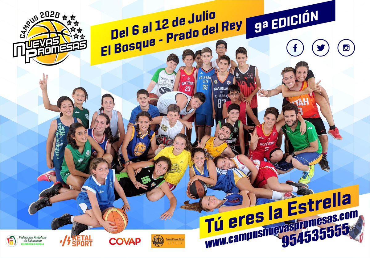 Presentada oficialmente la 9ª edición del Campus <a href="/nuevaspromesas/">Campus Nuevas Promesas</a>  que tendrá lugar del 6 al 12 de julio en las localidades de El Bosque y Prado del Rey.
Toda la información y la inscripción en campusnuevaspromesas.com