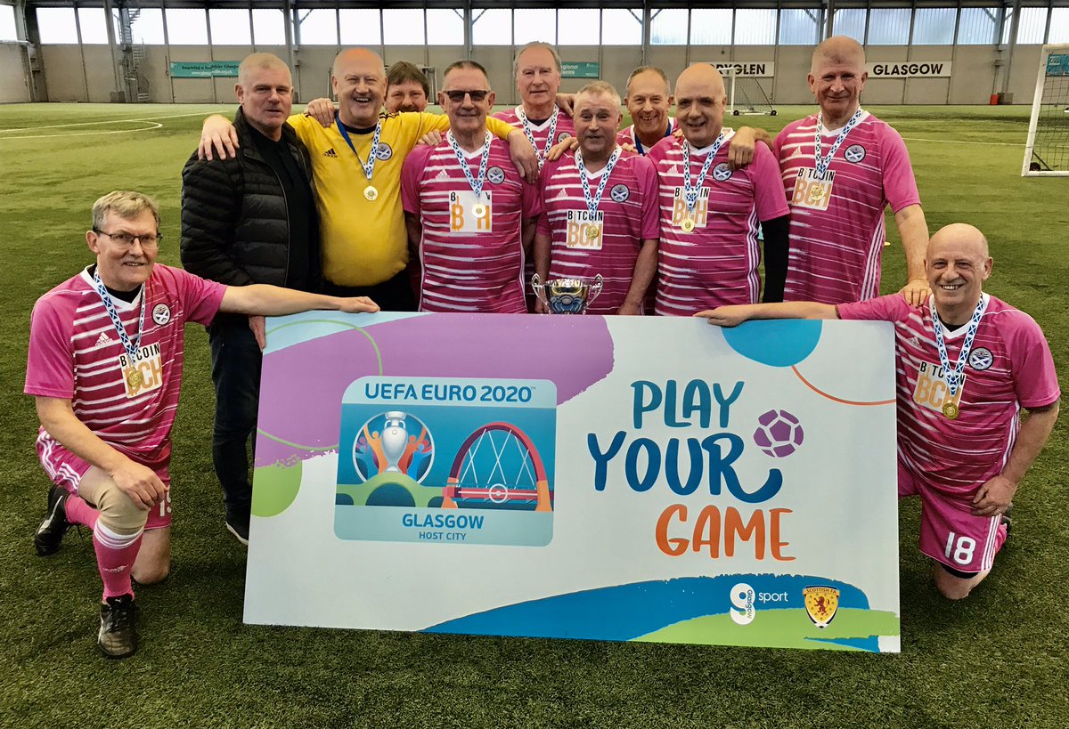 GL Football ⚽️ (@footballglasgow) on Twitter photo Congratulations to <a href="/AyrUtdAcademy/">Ayr United Football Academy</a> Somerset who were crowned Over 60’s Walking Football Glasgow Cup Winners today defeating <a href="/Glasgow_Sport/">Glasgow Sport</a> West in the final on penalties.
Pictured with Ian Durrant. Congratulations to <a href="/AyrUtdAcademy/">Ayr United Football Academy</a> Somerset who were crowned Over 60’s Walking Football Glasgow Cup Winners today defeating <a href="/Glasgow_Sport/">Glasgow Sport</a> West in the final on penalties.
Pictured with Ian Durrant.