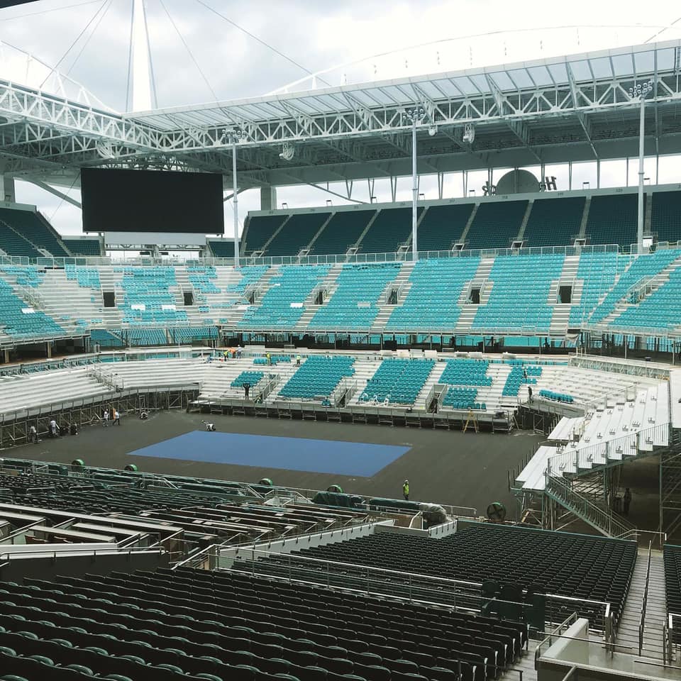NflWeekends's tweet photo. #coronavirus isn't stopping us. We have explored behind the scenes of the @MiamiDolphins. What a great place to watch a game and take in an amazing city. #NFLWeekends https://t.co/HzJYCAq5ag