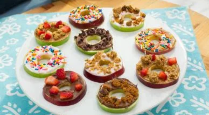 The kiddos will be making "Apple Donuts" this afternoon for Be Our Guest! 

Miss Paula runs a fun class that helps children appreciate ingredients, try new things, learn math skills and explore their creativity through experimentation!