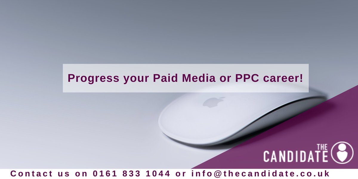 thecandidateuk's tweet image. ⌚️Time for your next #PaidMedia venture?

🖱️Check our all of our #PPCjobs bit.ly/2IzjLLouts
💷We&apos;ve also got loads of great Paid Media roles buff.ly/3cKV0d6