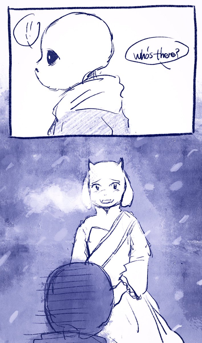 サンフリばっかり描いてる人間が描いた渾身のsoriel...楽しかった...
 #3月10日はサントリの日 