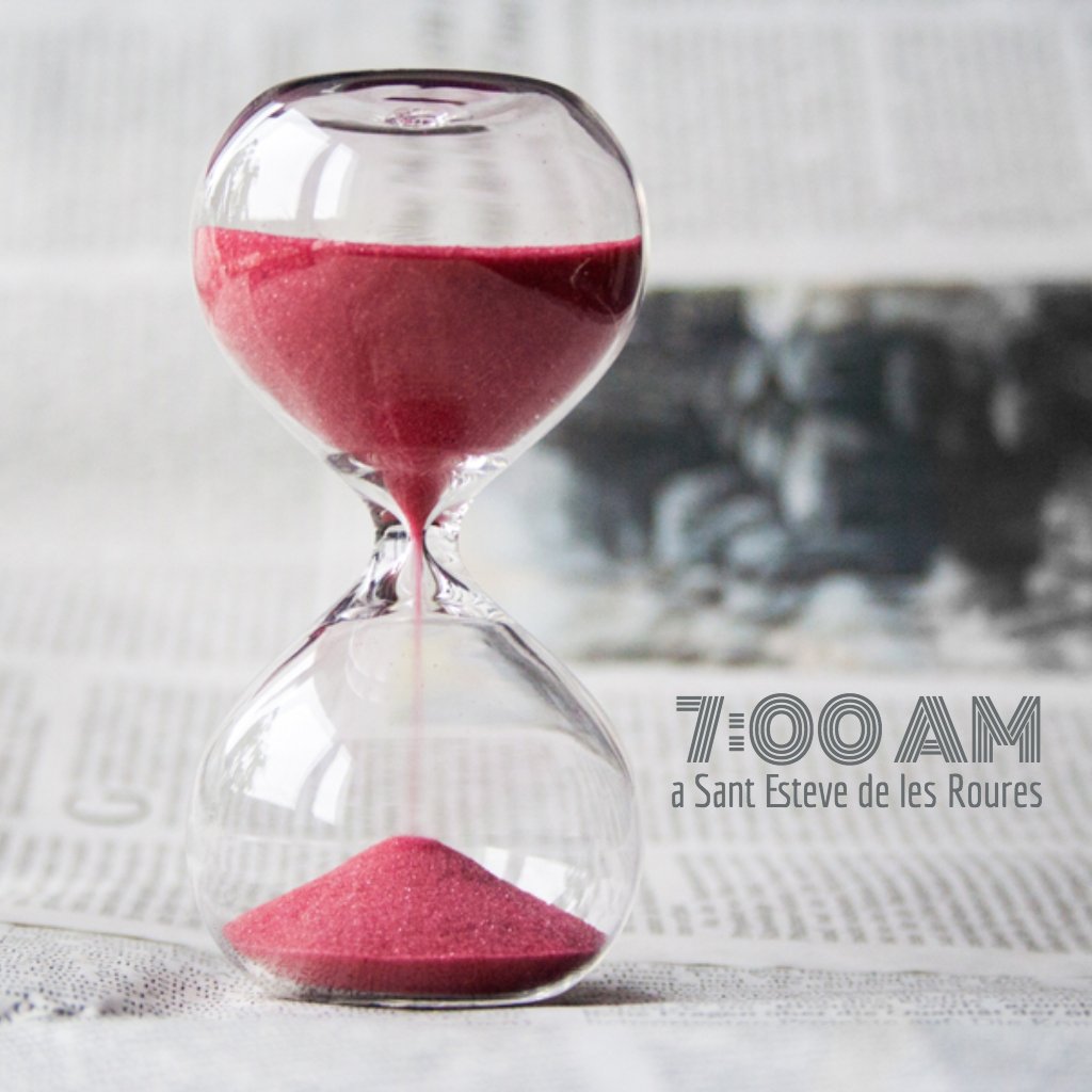 Bon dissabte rourencs. Són les set!