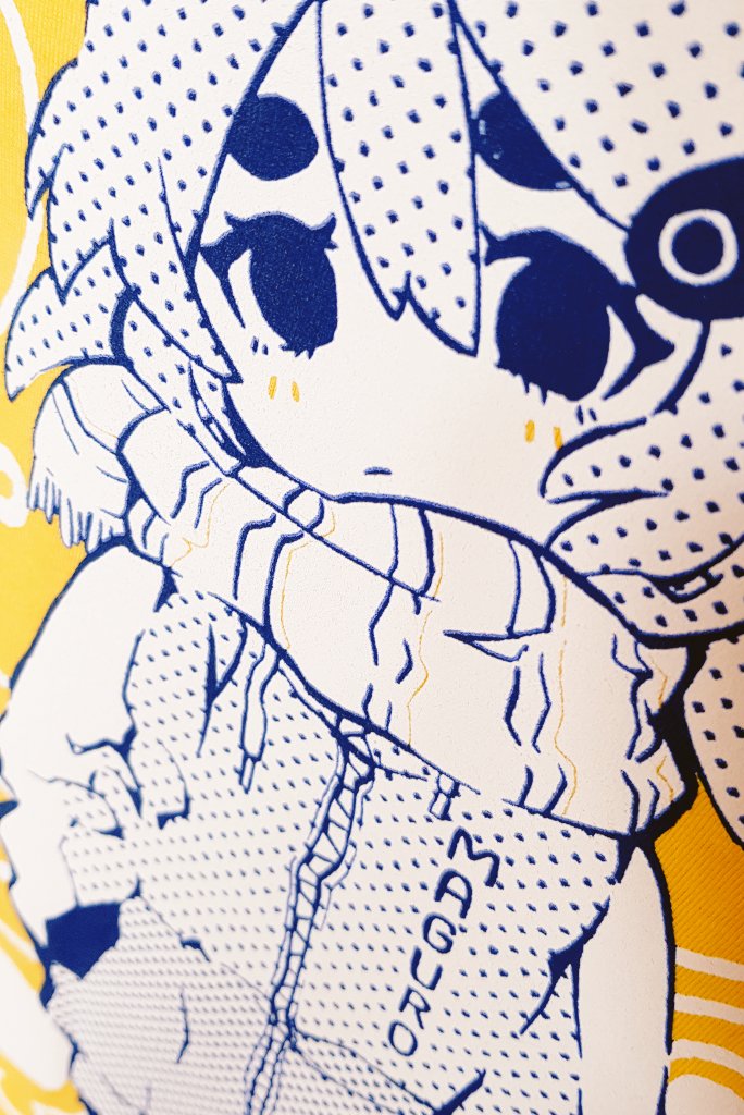 RequiRequi's tweet image. 🐟 MAGURO Gang 🐟

My new screen printed shirts arrived! I fell in love with the color yellow last fall and wanted to make at least one yellow design ever since 💛