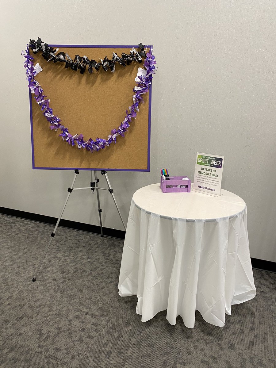thedanceavenue's tweet photo. Spirit Week starts TONIGHT!! Wear your purple and green and be ready for some extra fun this week in our last classes before Spring Break! And as a reminder, the studio will be closed from March 14th-22nd for Spring Break! ππ #tdaspiritweek #10yearsofTDA #TDAseason10 https://t.co/GDrWHLA42T