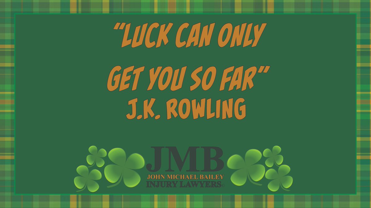CallJMB's tweet image. March is the month of #luck! And we here at JMB are sharing our favorite tips on how to stay #lucky all month long! Let us know what your lucky charms are! And I mean it!