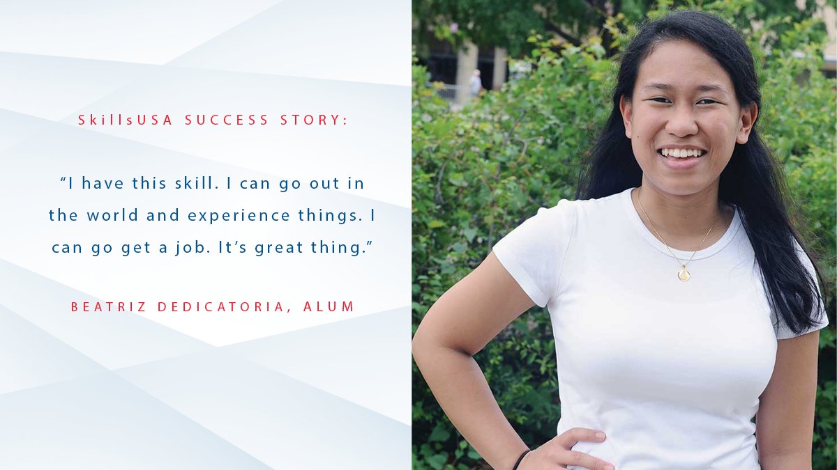 With an eye on the future, Beatriz "Bay" Dedicatoria wanted to do everything she could to succeed. Learn how she overcame challenges and became a leader in her local chapter. bit.ly/2VC2I3d #SuccessStories