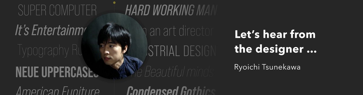 This month marks the beginning of a new interview series with the designers of best-selling new faces at MyFonts. Up next, Ryoichi Tsunekawa talks with us about his Bebas Neue Pro: bit.ly/2Tp4vHe