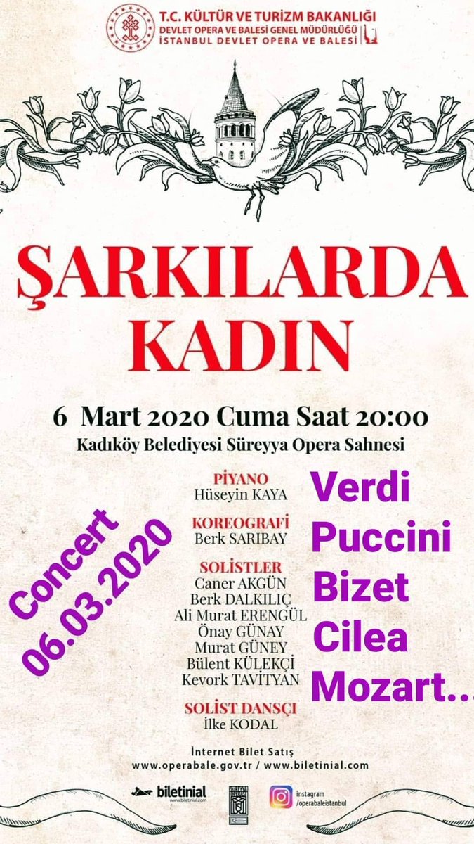 TenorTenore's tweet photo. Concert :06.03.2020 
by State Opera Istanbul https://t.co/DFA2tQ9Kh1