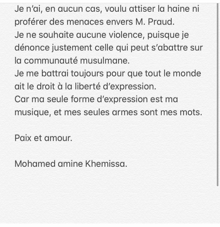Raplume On Twitter Sneazzy S Exprime Sur La Polemique De Zero Detail Il Rappelle Que Nekfeu N Est Pas L Auteur De Ces Paroles Et Precise Je N Ai En Aucun Cas Voulu Proferer